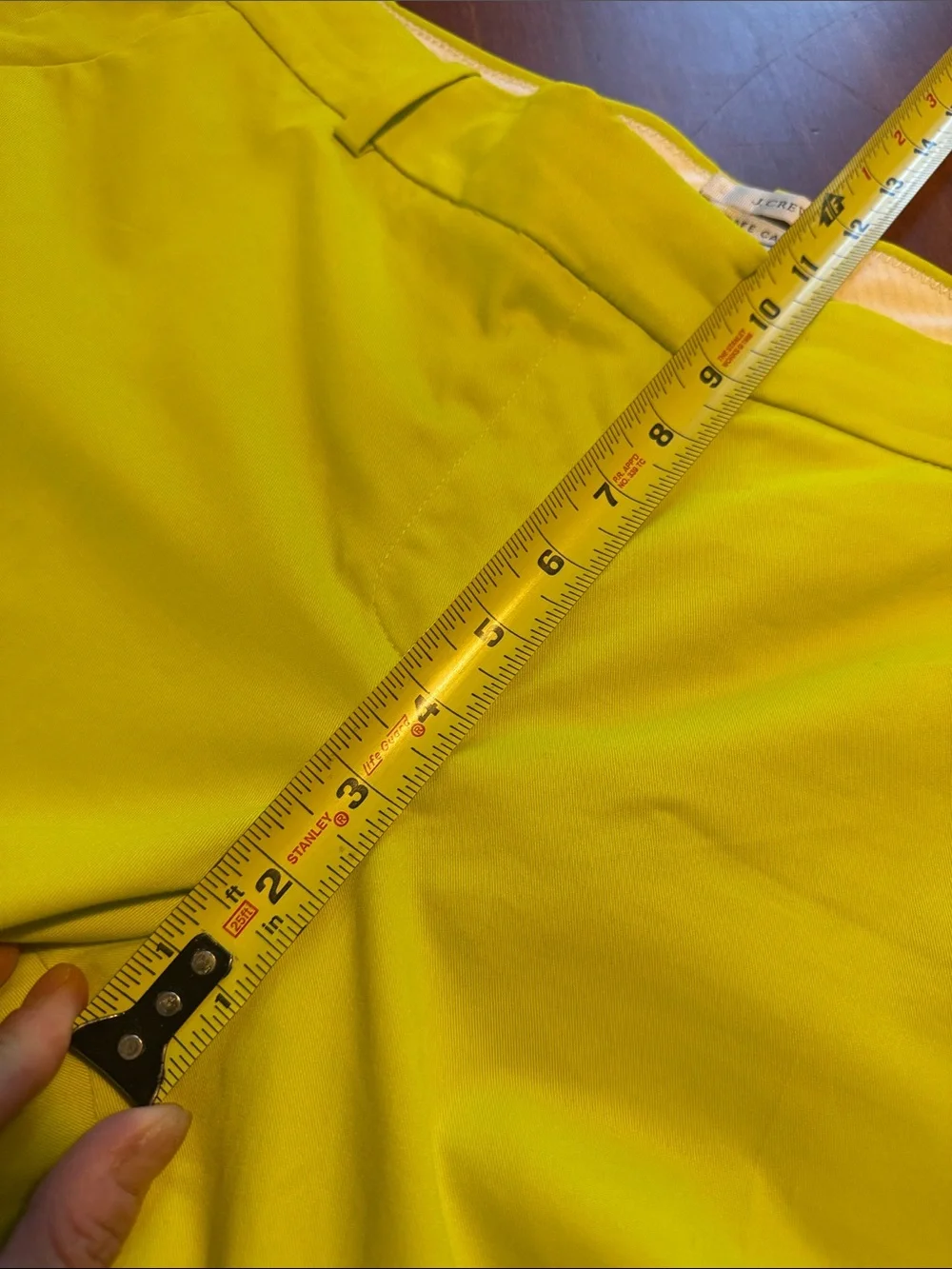J Crew Lime Green Cafe Capri Ankle Pants Sz 14